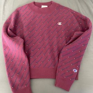 Women’s Champion cropped crew neck sweatshirt